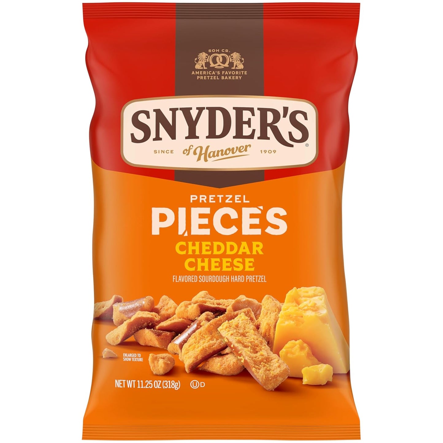 Snyder's-of-Hanover-Cheddar-Cheese-Flavored-Pretzel-Pieces,-11.25-Oz-------2258