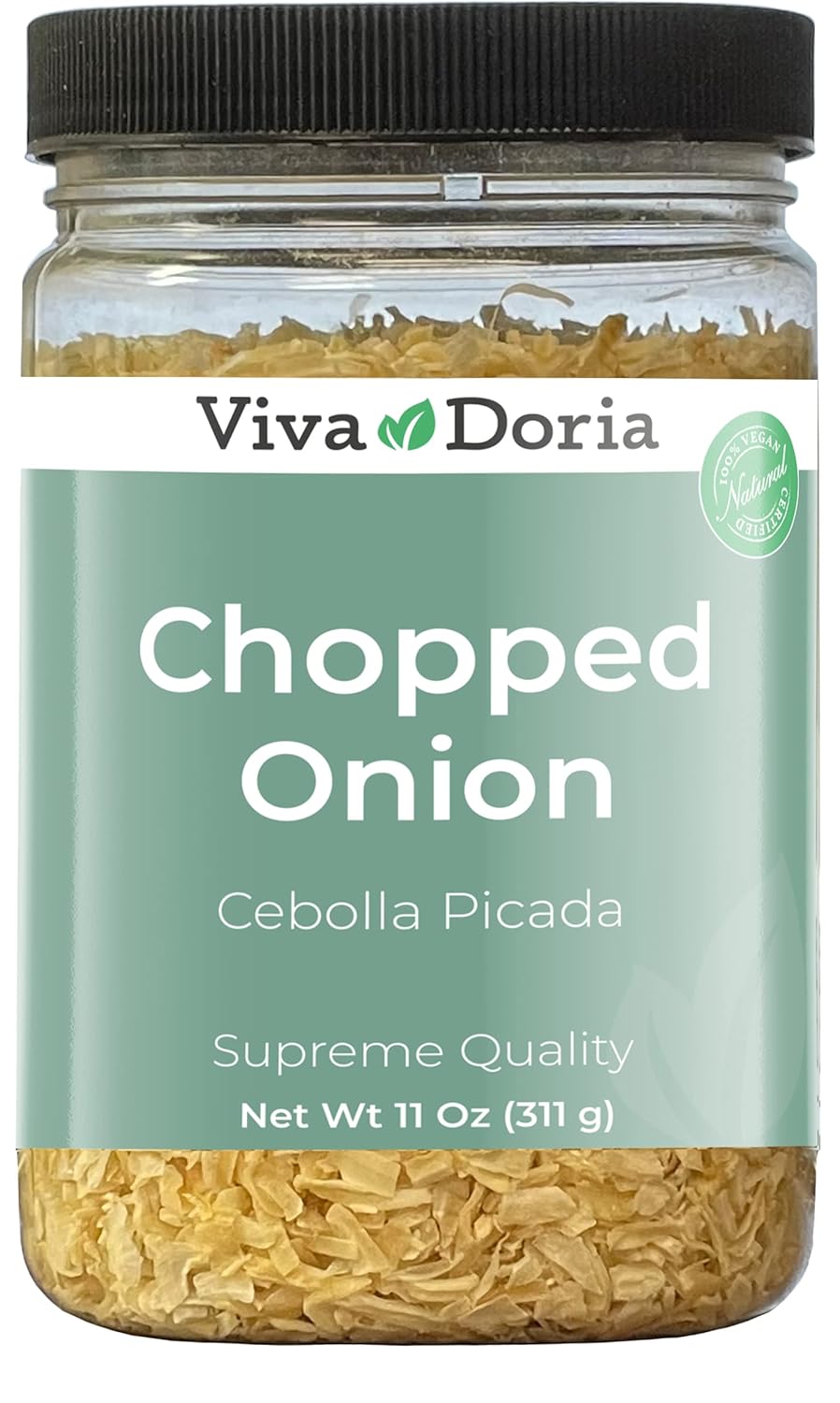 Viva-Doria-Cebolla-picada,-cebolla-picada,-cebolla-picada-deshidratada,-125