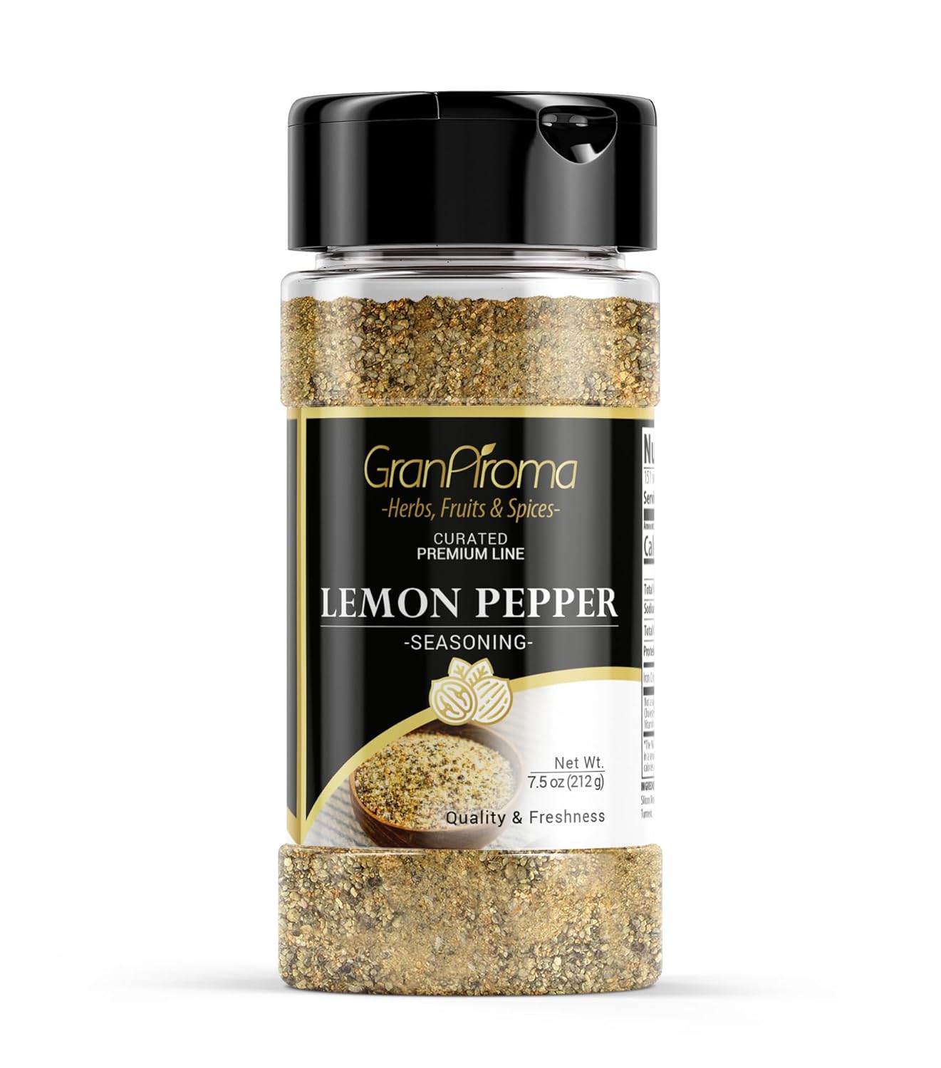 GranAroma-Lemon-Pepper-Seasoning,-7.5-oz,-1377