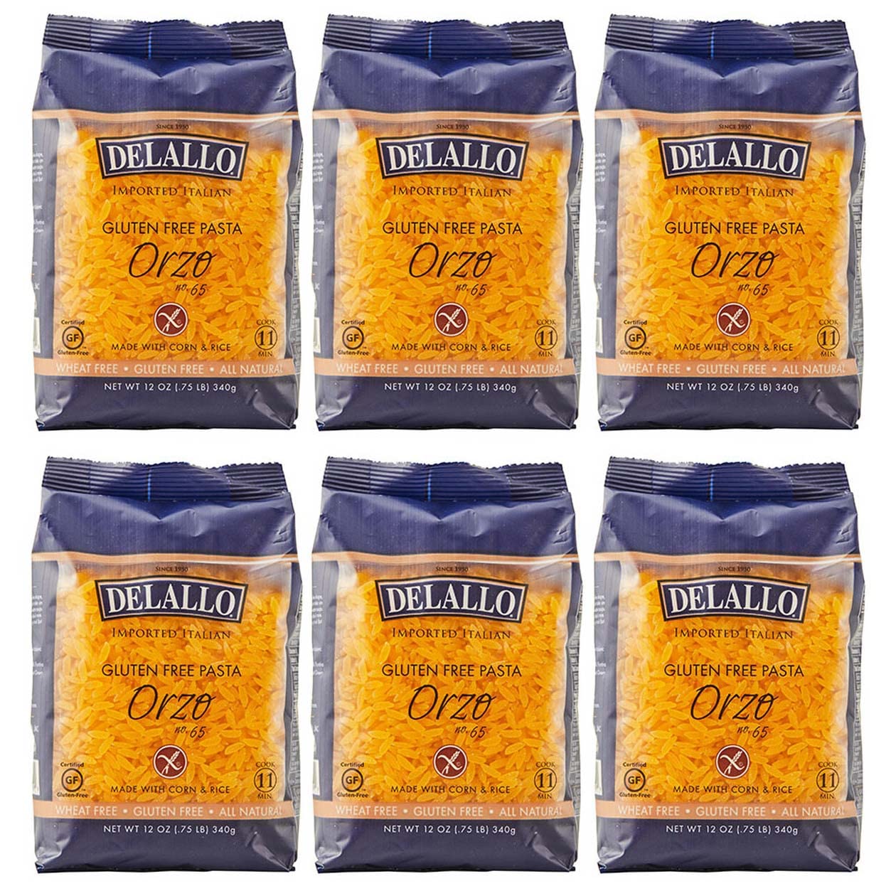 DeLallo-Gluten-Free-Orzo-Pasta,-12-oz-Bag,-(6-Made-608