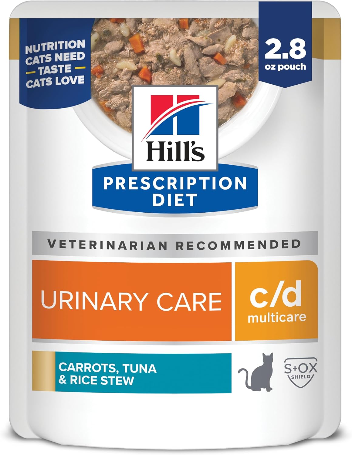 Hill's-Prescription-Diet-c/d-Multicare-Wet-Cat-Food,-Carrots,-Tuna,-&-Rice-Stew,-320