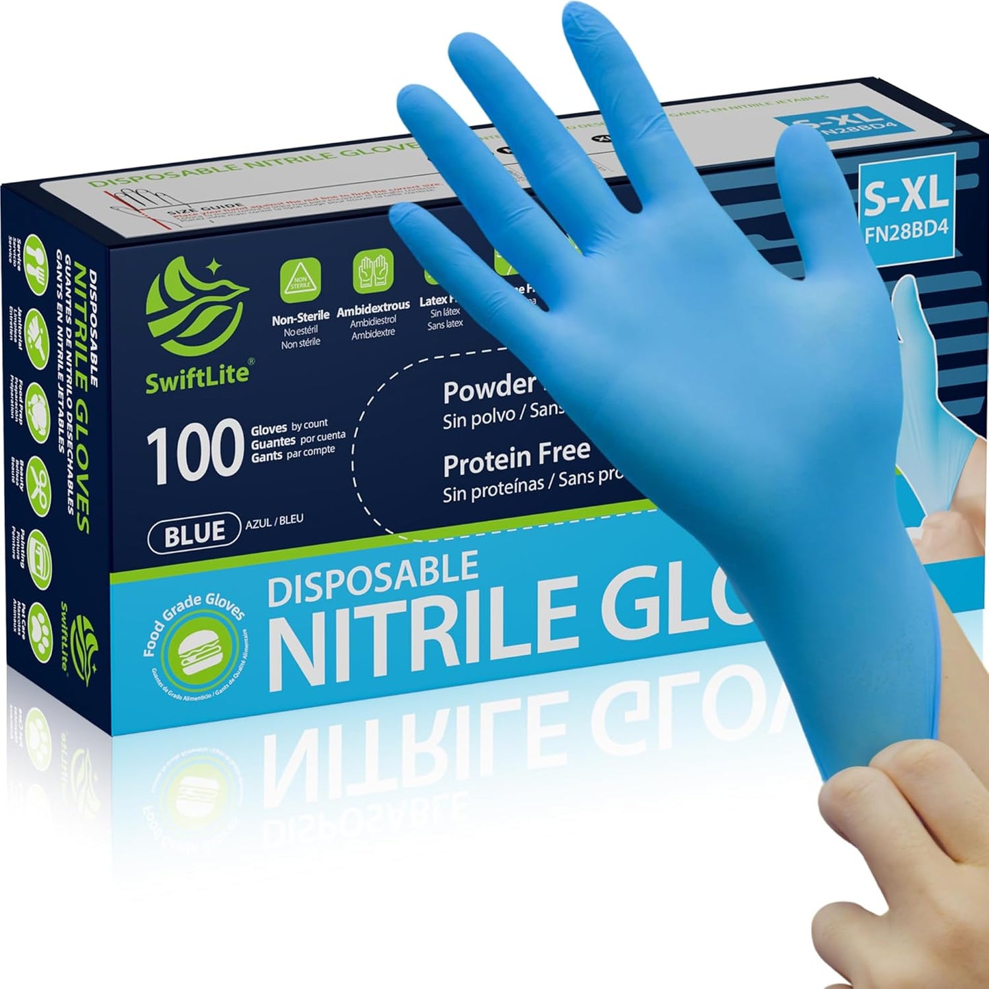 SWIFTLITE-Nitrile-Gloves,-Food-Safe-Disposable-Gloves-Latex-Free,-Blue-Rubber-Gloves-Powder-Free-for-1482