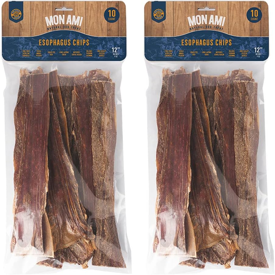 Mon-Ami-Beef-Esophagus-Dog-Treats-(12-inch,-1115