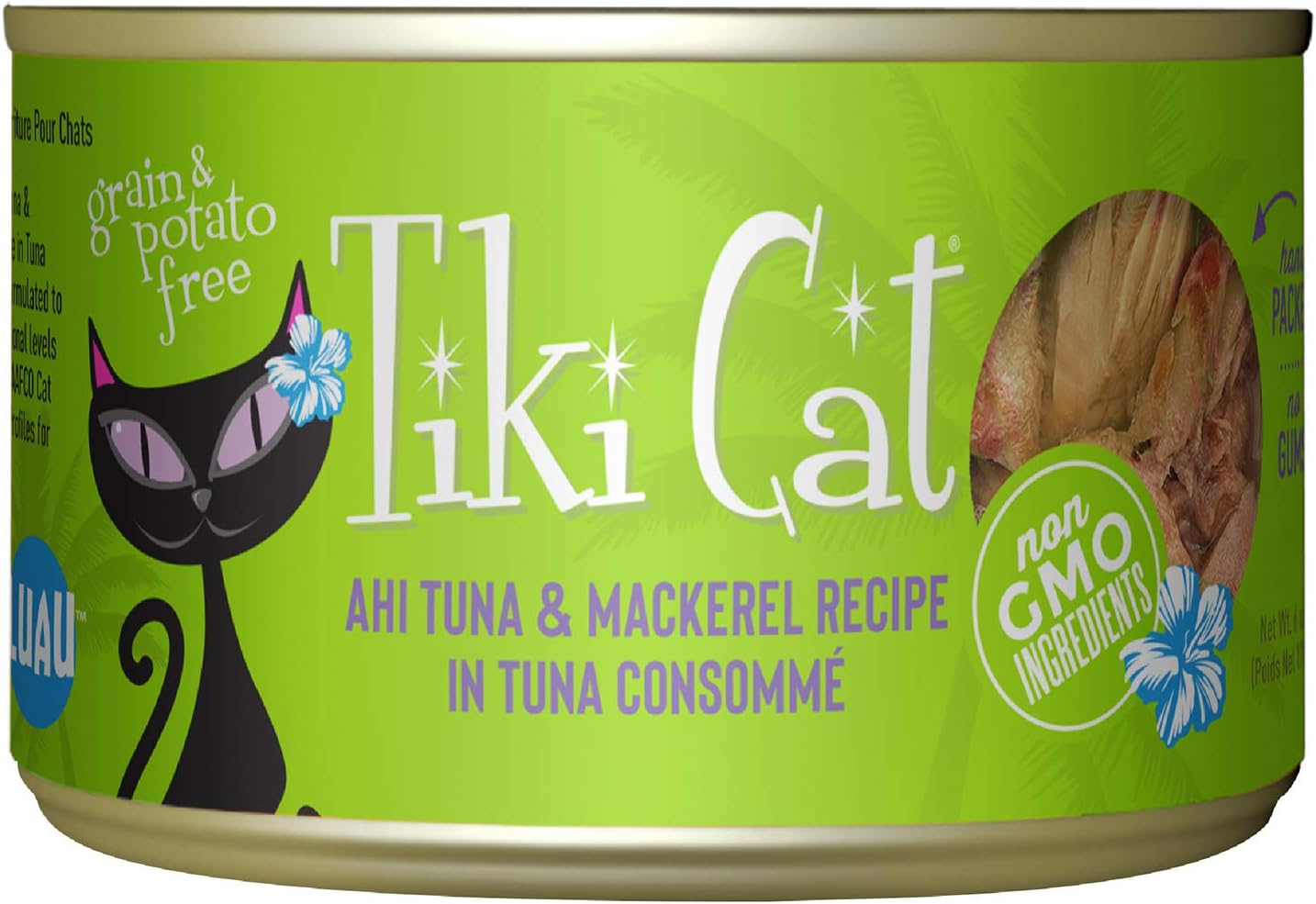 Tiki-Cat-Luau-Shredded-Meat,-Ahi-Tuna-&-Mackerel-Recipe-in-Consumme,-Balanced-Wet1023