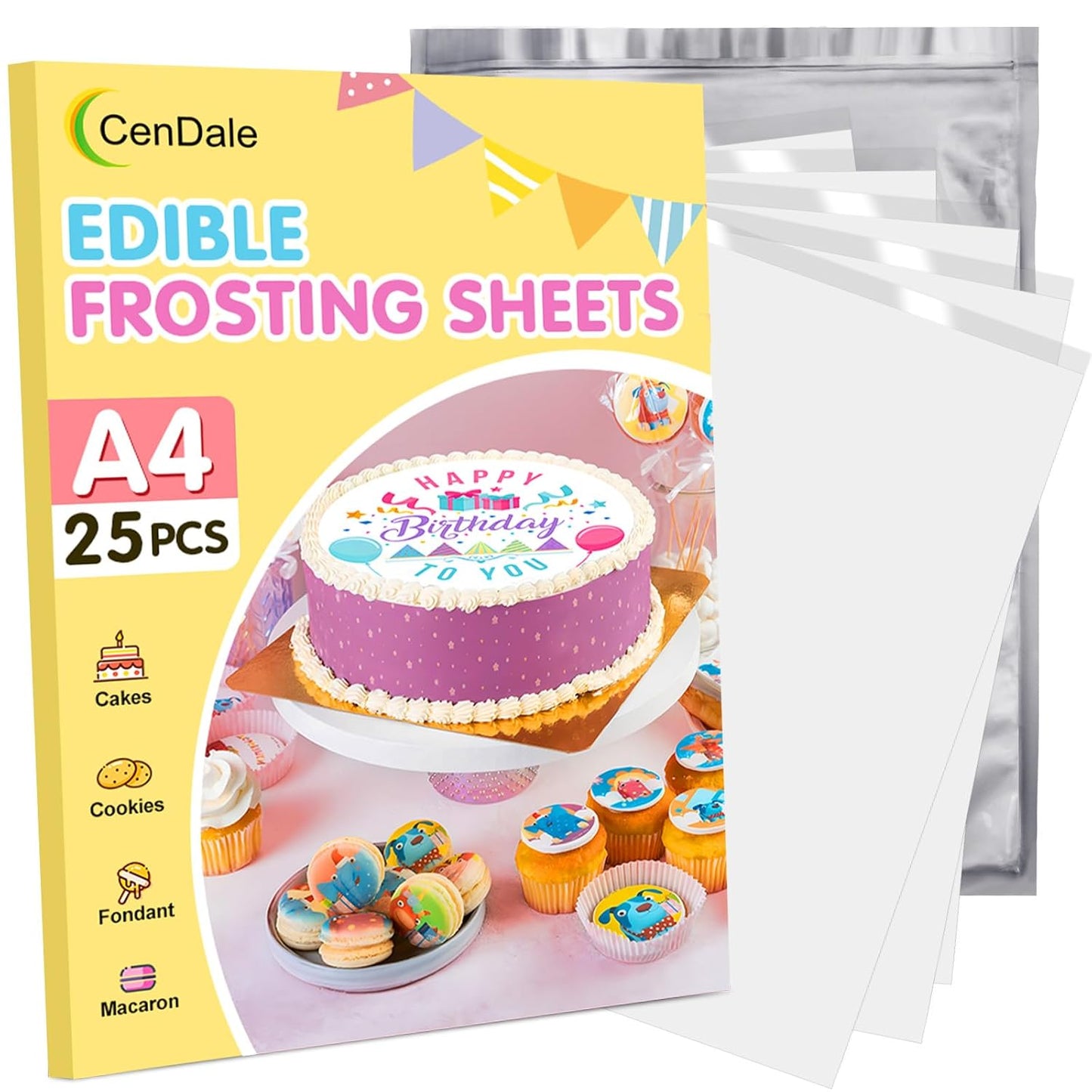 CenDale-Edible-Frosting-Sheets-A4-25-pcs-Icing-2780