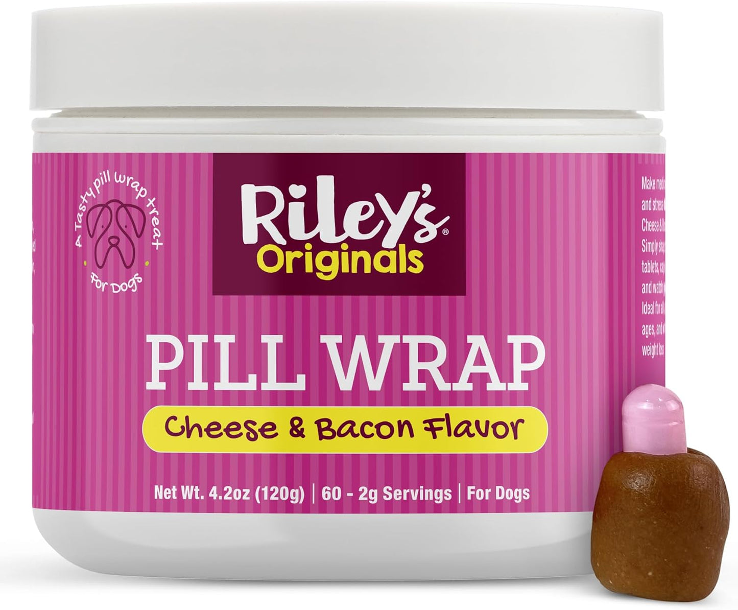 Riley's-Pill-Wrap-for-Dogs---Delicious-Cheese-&-Bacon-Flavored-Paste-2650