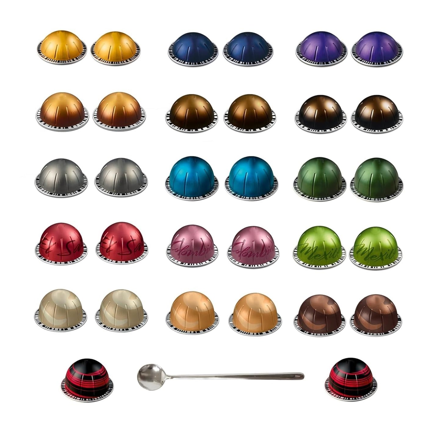 Total-32Capsules,-16-Flavors-Assorted,-2-of-each-Exploration-Kit,Variety-Discovery-Sampler-32-2626