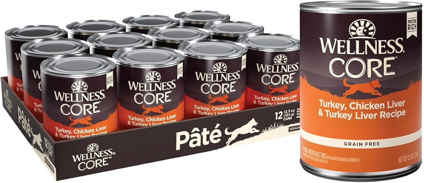 Wellness-CORE-Natural-Wet-Grain-Free-Canned-Dog-Food,-Turkey-&-Chicken,-12.5-Ounce-1542