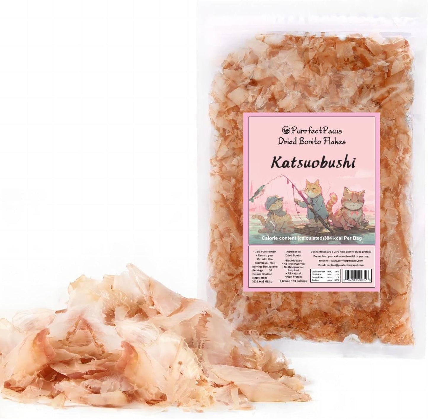 Purrfect-Paws-Premium-Dried-Bonito-Flakes:-Delicious-Treats-for-Dogs-&---2039
