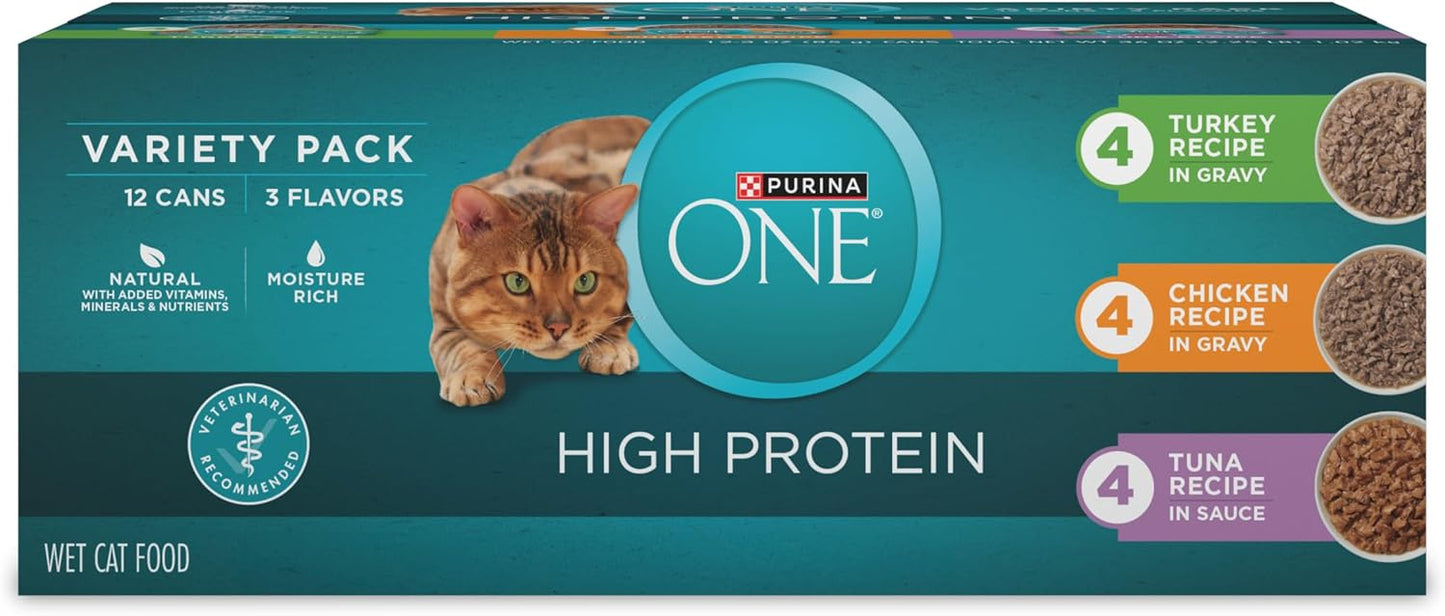 Purina-ONE-Natural,-High-Protein-Cat-Food-Variety-Pack,-Turkey,-Chicken-and-Tuna-1906