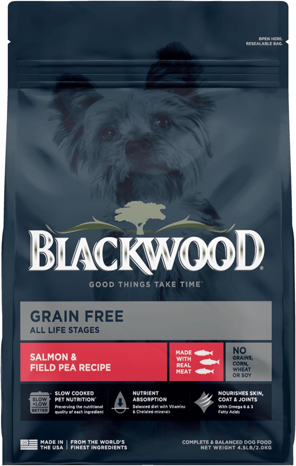 Blackwood Special Diet All Life Stages Dry Dog Food, 4.5 Lb., Salmon Meal and field pea