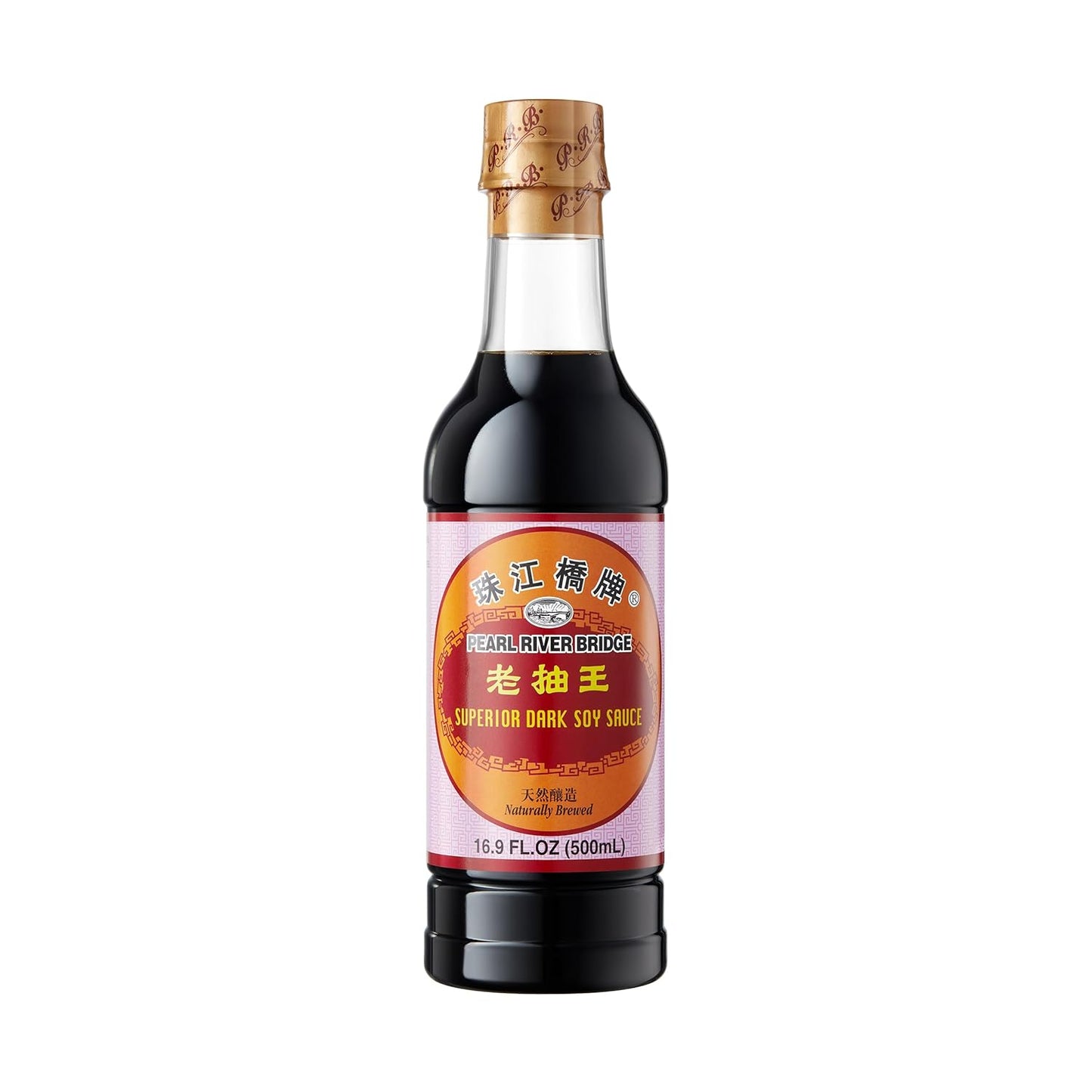 Pearl-River-Bridge-Superior-Dark-Soy-Sauce,-Plastic-Bottles,-16.9-oz---1992