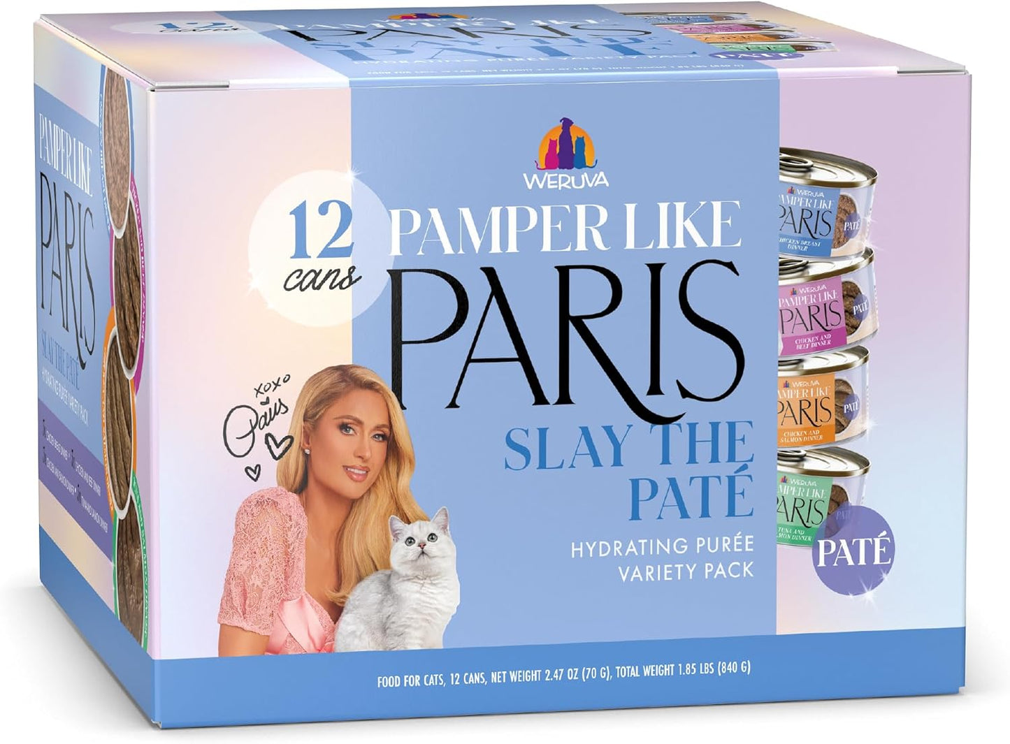 Weruva-Paris-Hilton-Pamper-Like-Paris-Natural-Grain-Free-Wet-Cat-Slay-Paté-Pack,859
