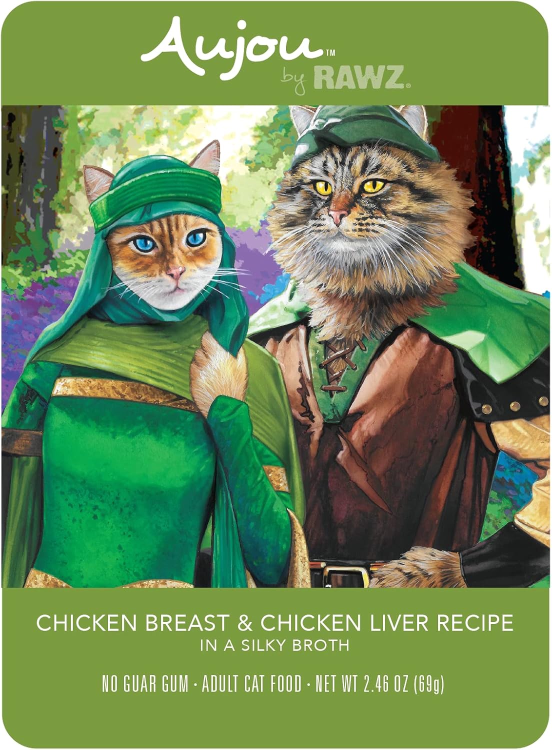Rawz-Aujou-Chicken-Breast-&-Chicken-Liver-Cat-Food-8/2.46-oz------410