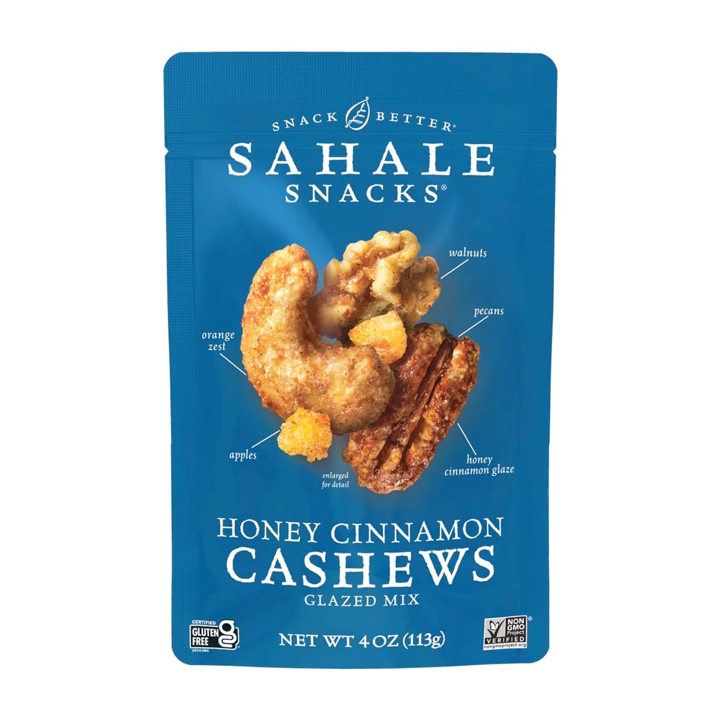 Sahale-Snacks-Honey-Cinnamon-Cashews-Glazed-Mix,-4-Ounce-(Pack-of-6)-----392