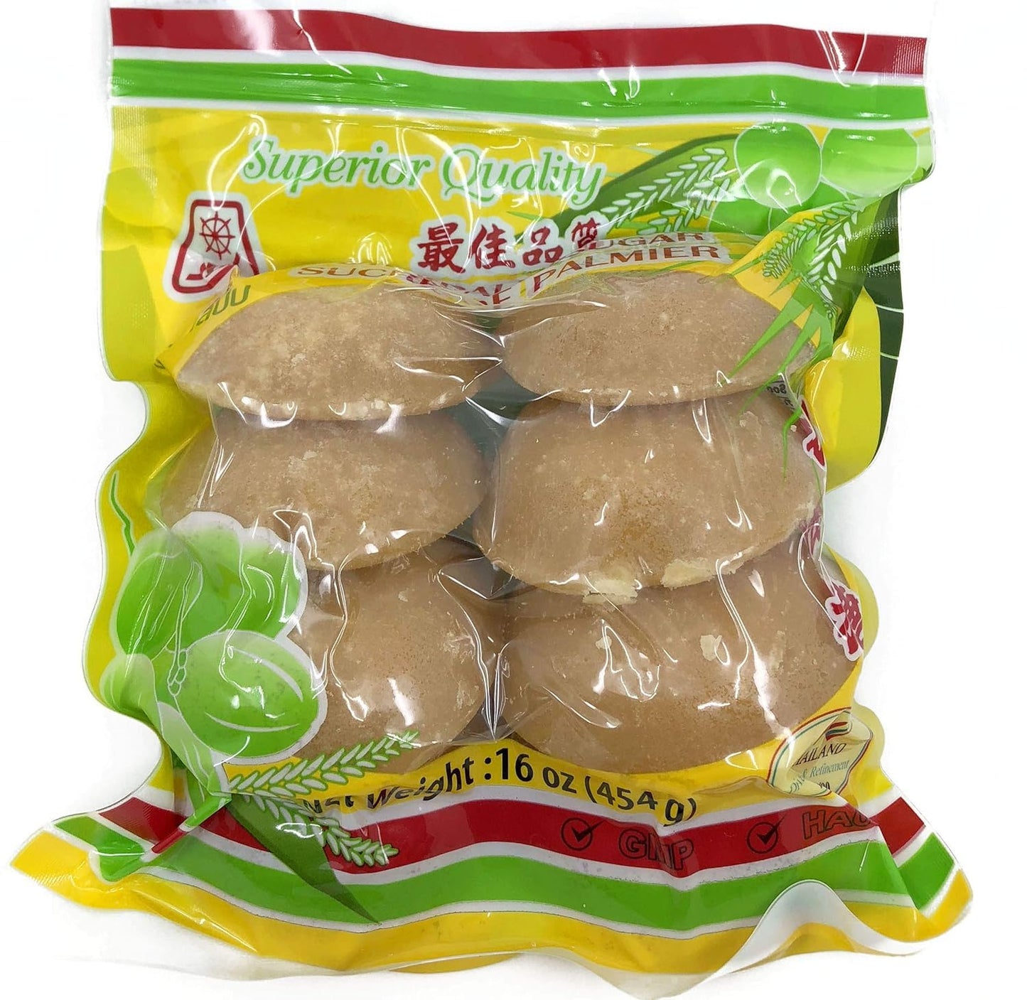 JHC-Organic-Palm-Sugar-16oz-(454g)---Low-GI-Natural-Sweetener,-Unrefined-Sugar-Diabetic-Friendly,-2124