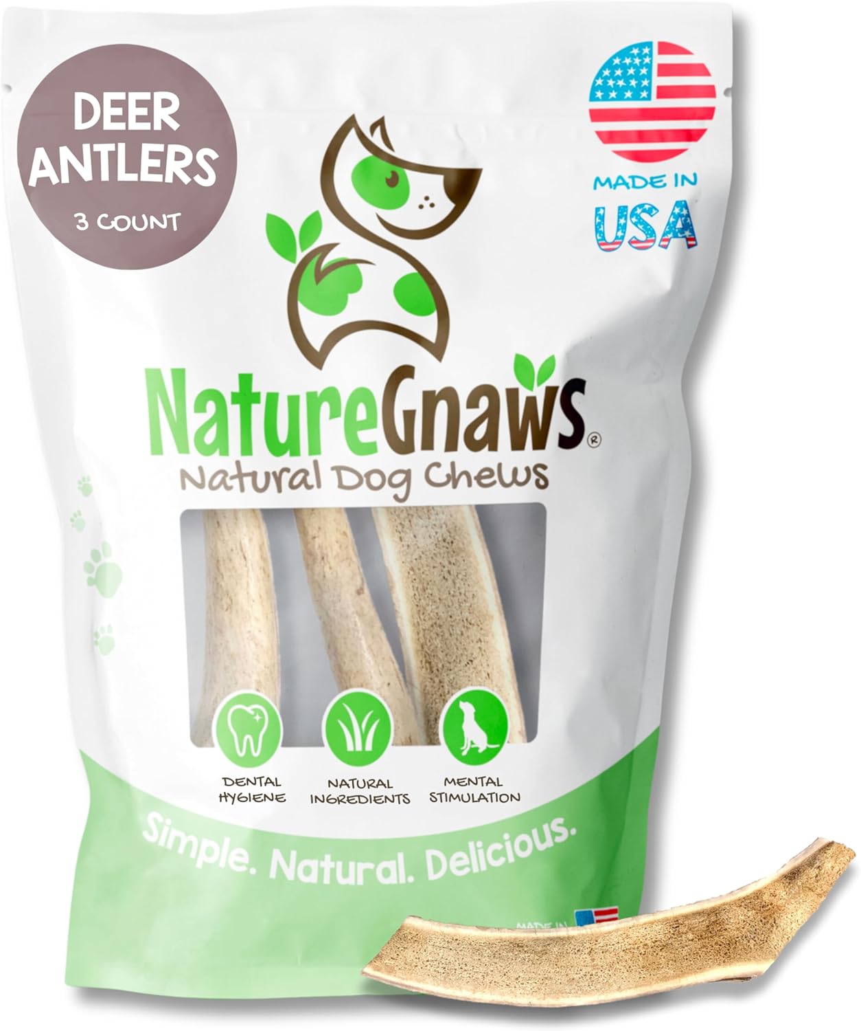 USA-Deer-Antlers-for-Dogs-4-7"-(3-Count)-3244