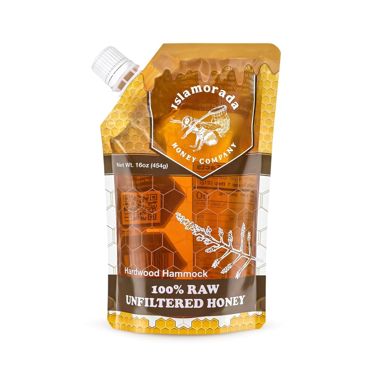 Raw-Honey-Organic-Unfiltered,-16oz-Pouch---Unpasteurized-Hardwood-Hammock-Natural-Raw-by-Company-659