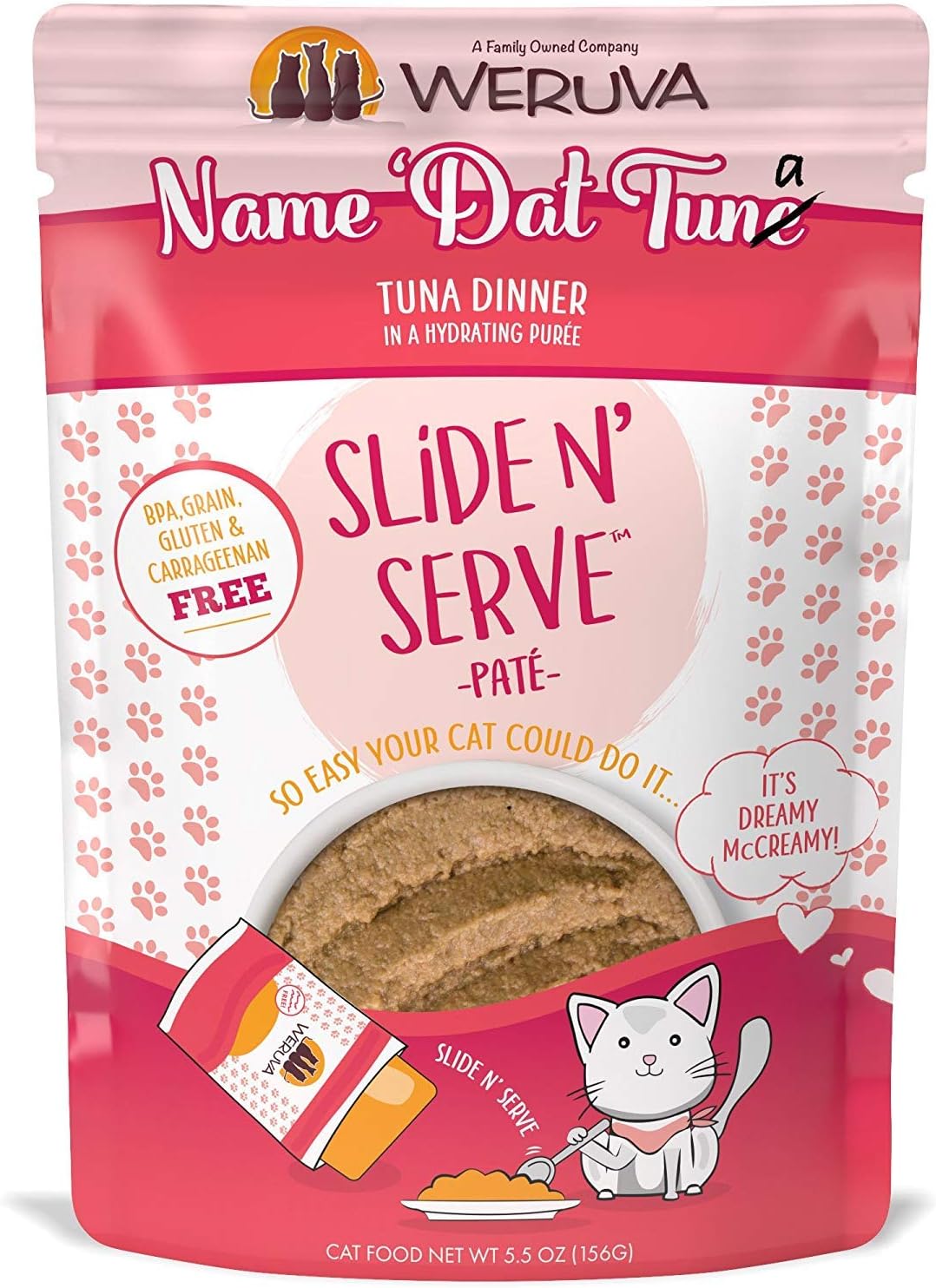 Weruva-Wet-Cat-Food,-Name-Dat-Tuna-with-Tuna-Pate,-5.5oz-N-Pouch,-of709