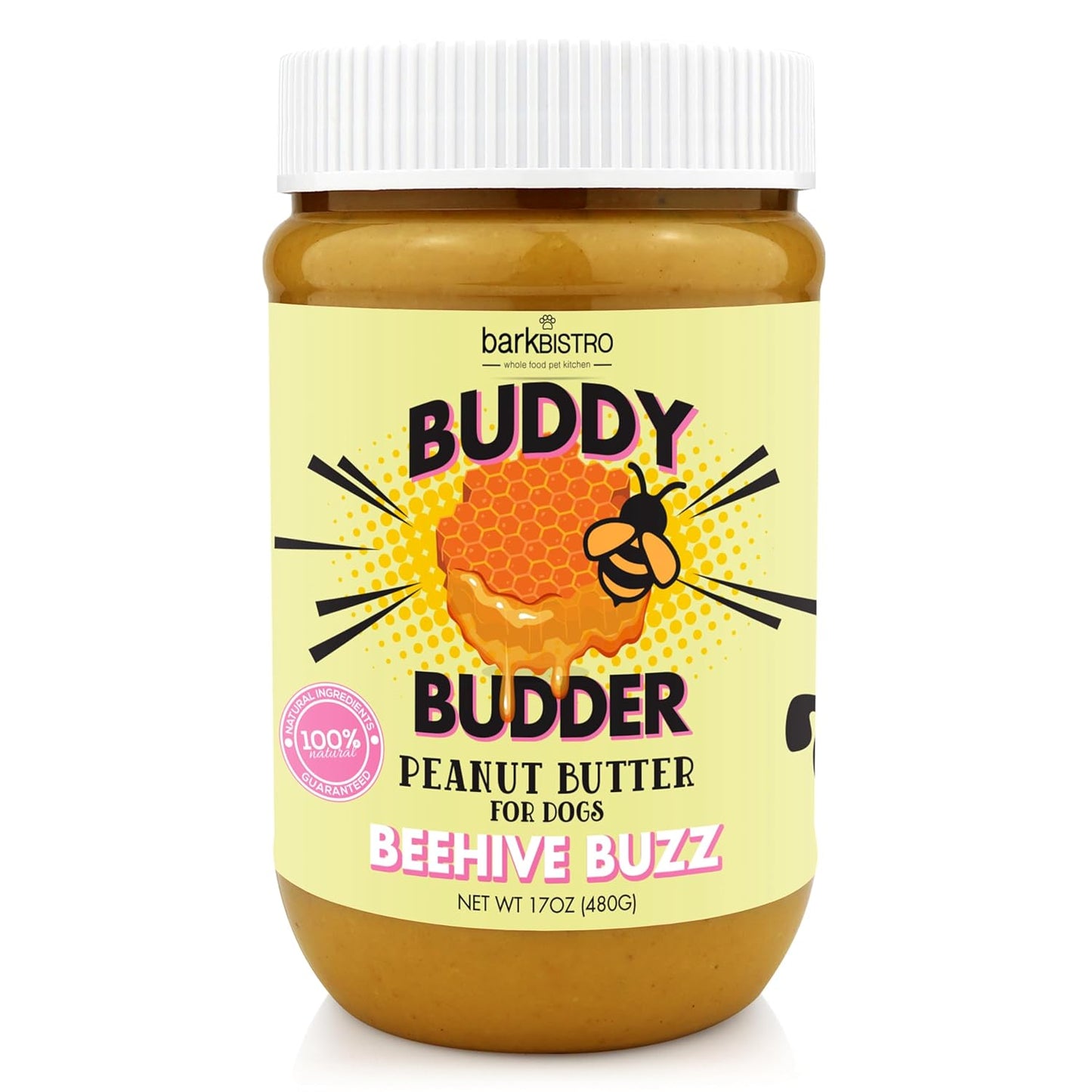 Buddy-BUDDER-Bark-Bistro-Company,-Beehive-Buzz,-1-Natural-Dog-Peanut-Healthy-572