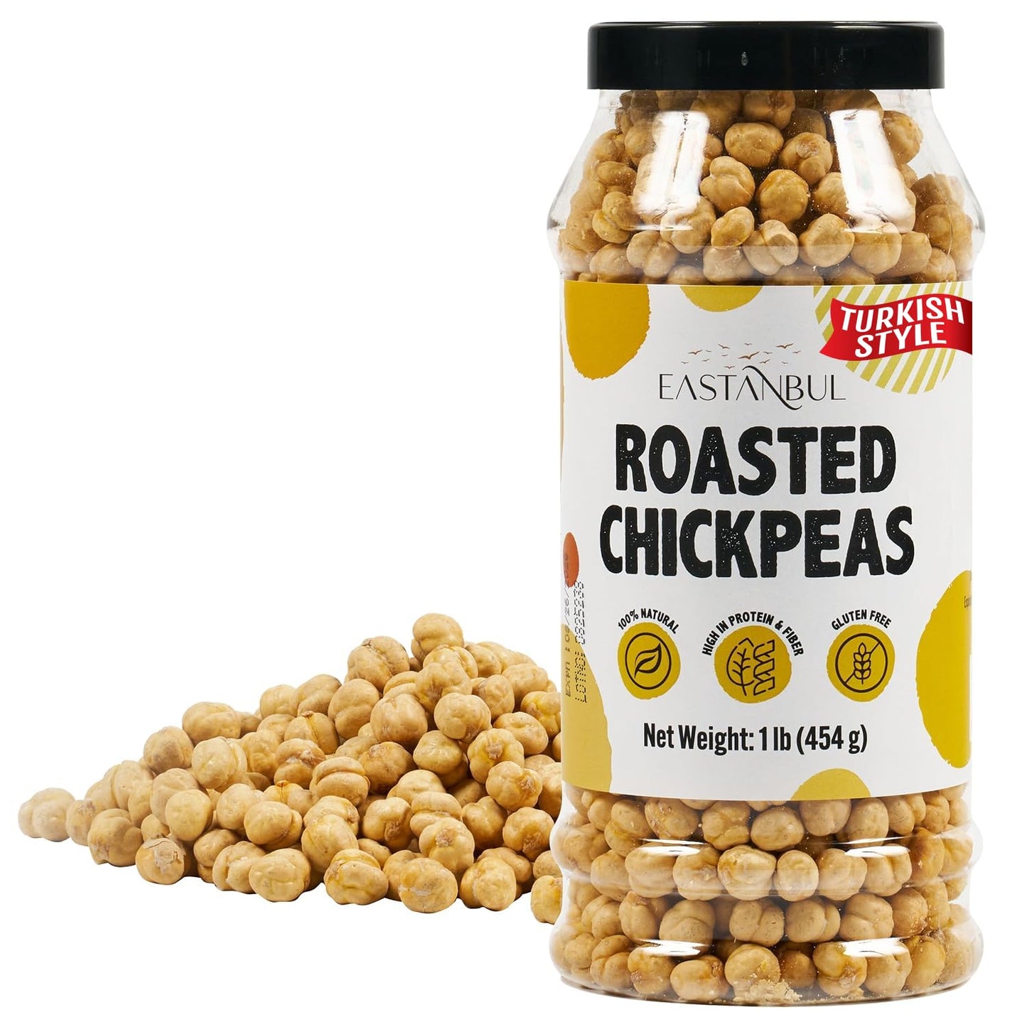 Eastanbul-Dry-Roasted-Chickpeas,-Lightly-Salted,-Turkish-Style,-1lb-|-Chickpea--Snacks,-Natural,-High-Gluten-41
