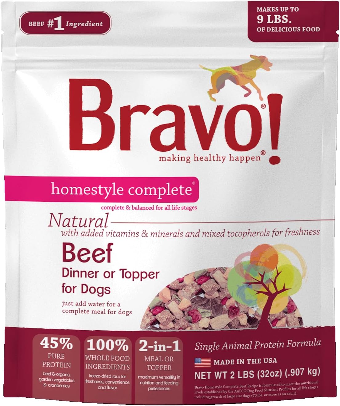 Bravo!-Homestyle-Complete---Alimento-crudo-liofilizado-para-perros,-1222