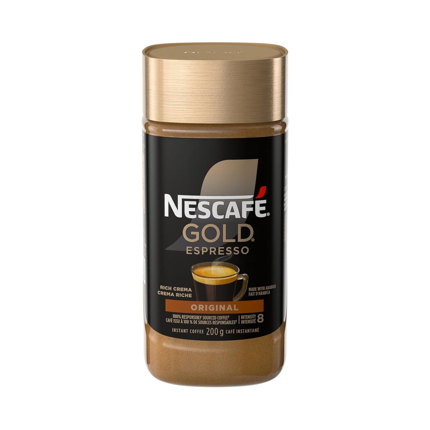 NESCAFE-Gold-Espresso-Instant-Coffee,-200g/7.1-oz.,-{Imported-from-Canada}-------1729