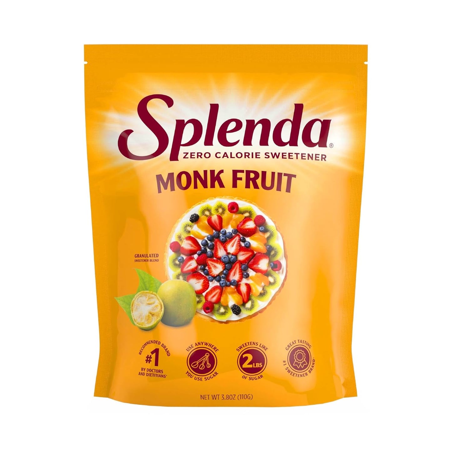 Splenda-Monk-Fruit-Zero-Calorie-Plant-Based-Granulated-Sweetener,-No-Erythritol,-Sugar-3.8-(Pack-1353