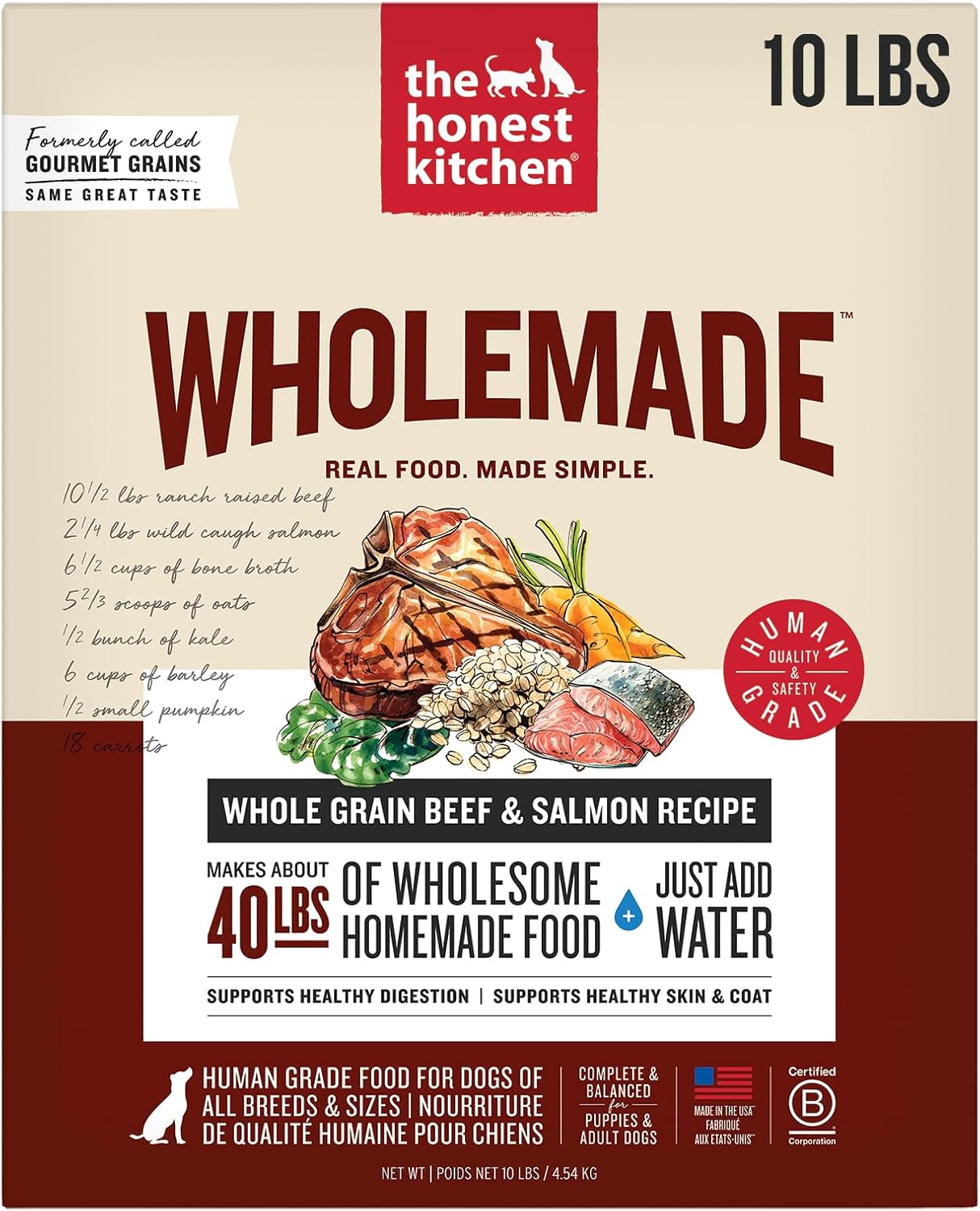 The-Honest-Kitchen-Human-Grade-Wholemade™-Dehydrated-Dog-Food,-Whole-Grain-Beef-&-1845