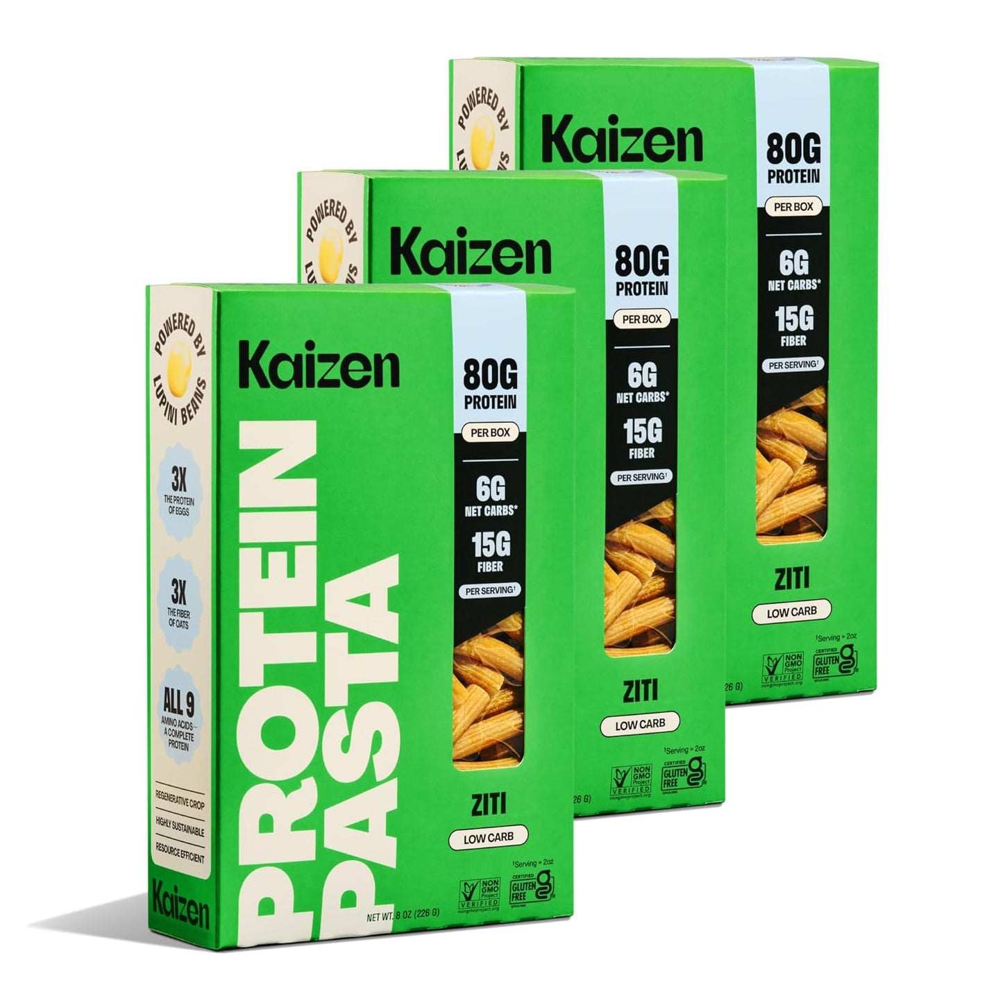Kaizen-Ziti-Protein-Pasta,-20g-Protein,-Low-Carb-(6g-Carbs),-1052