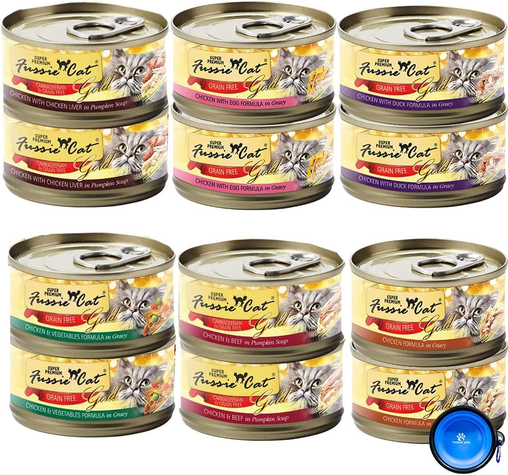 Fussie-Cat-Super-Premium-Canned-Cat-Wet-Food---12-Pack-Variety-W/HS-Food1104