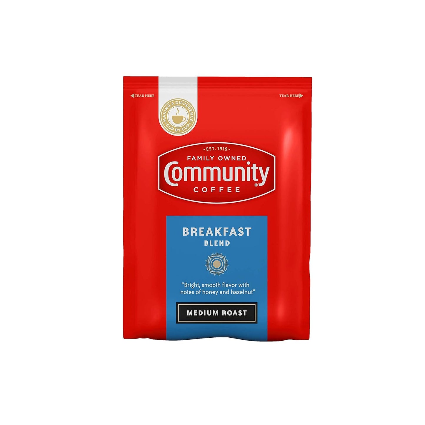 Community-Coffee-Ground-Coffee-Packets,-Breakfast-Blend-Medium-Roast,-Pre-Measured-2.5-Ounce-Individual-2220
