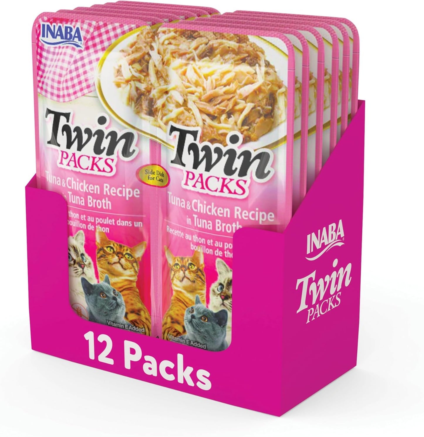INABA-Twin-Packs-for-Cats,-Shredded-Chicken-&-1744