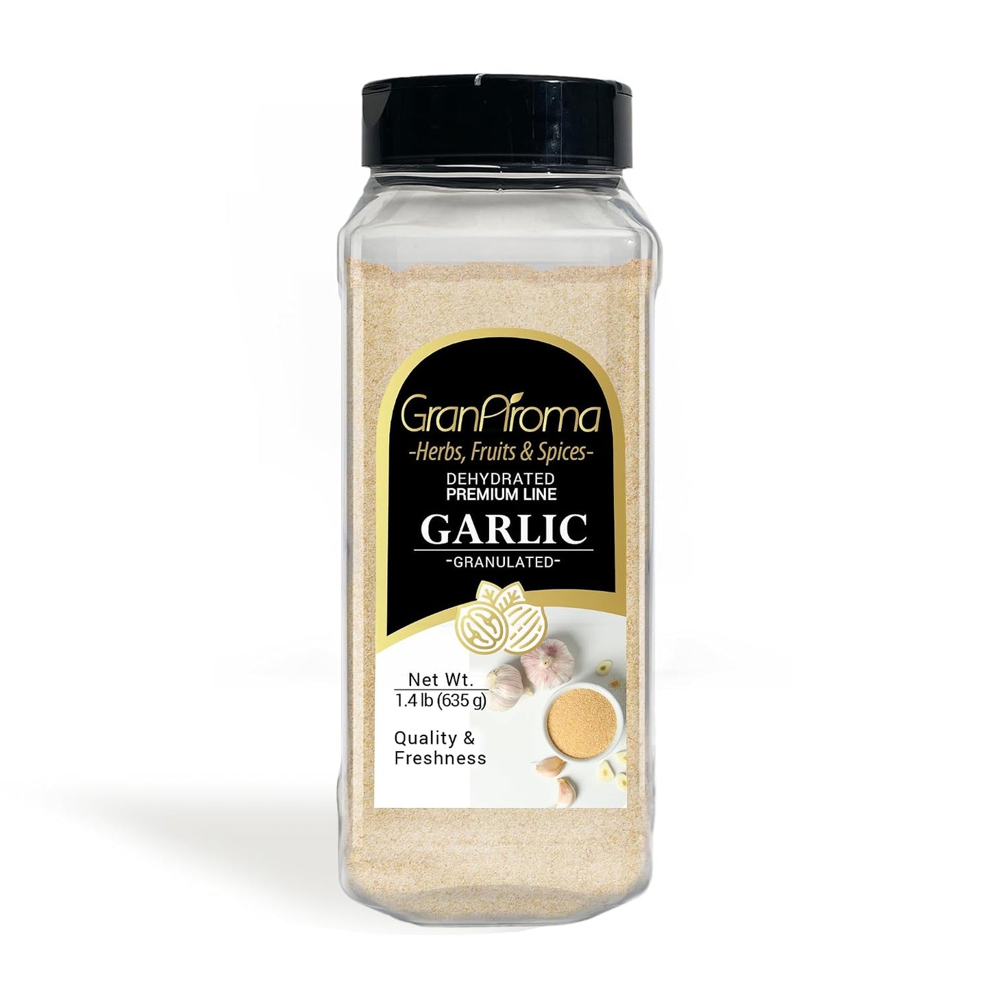 GranAroma-Granulated-Garlic,-1.4-lb,-Versatile-Seasoning,-Dehydrated---------506
