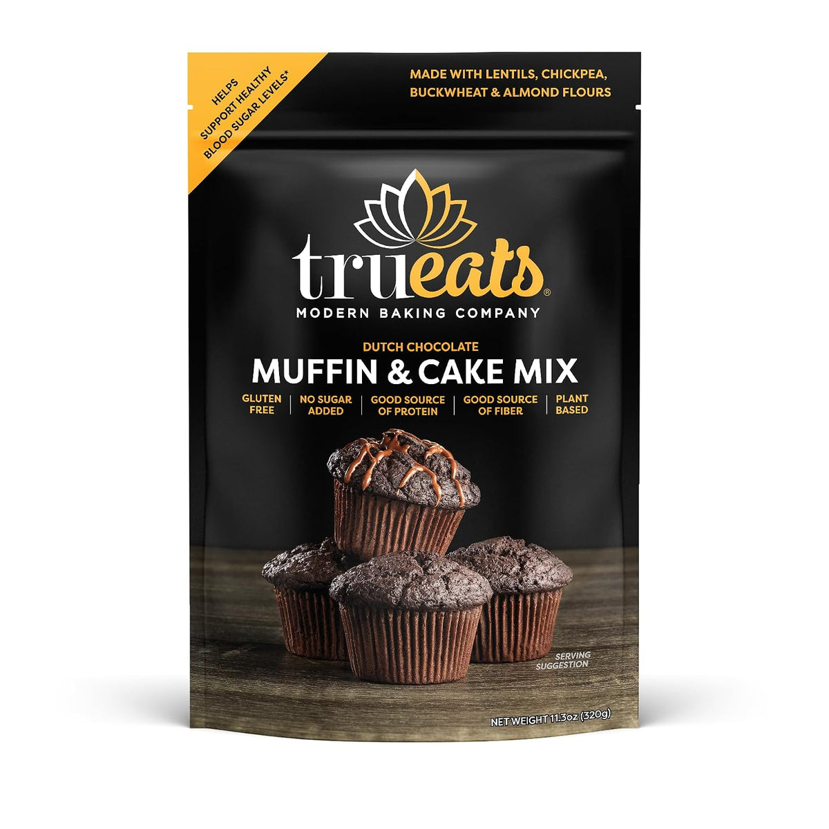 TruEats-Muffin-&-Cake-Mix---Dutch-Chocolate:-Low-Glycemic,-436