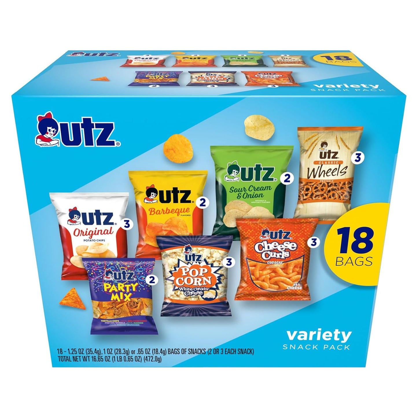 Utz-Variety-Snack-Pack,-18-ct,-16.65-oz.-2340