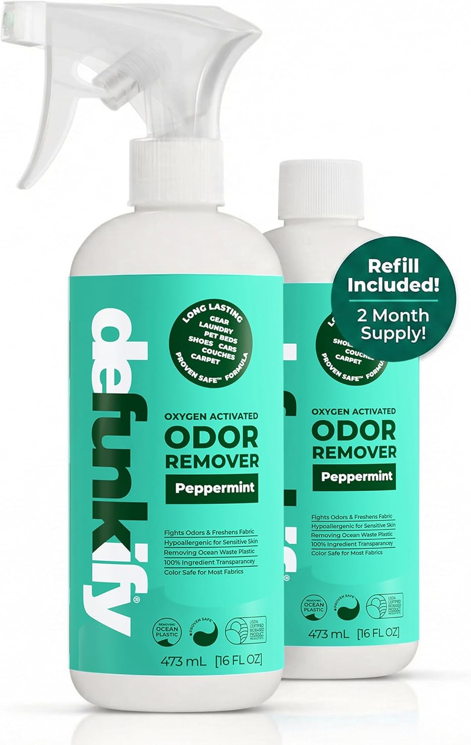 Fabric-Freshener-Spray,-32oz.-'Peppermint'-Odor-Remover-Spray.-Shoe-Deodorizer,-Carpet-Deodorizer,-931