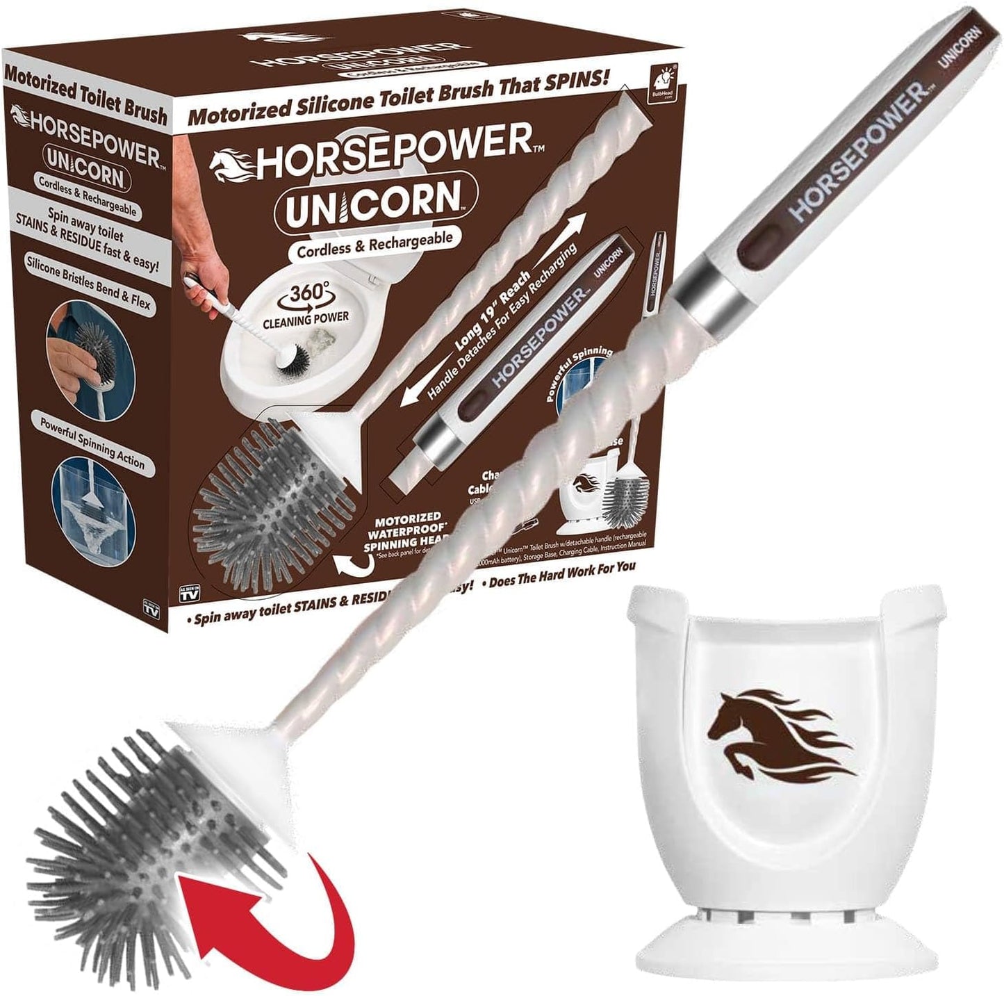 Horsepower-Unicorn,-AS-SEEN-ON-TV,-Motorized-Toilet-Brush,-Powerful-Spinning-Action,-360-5375