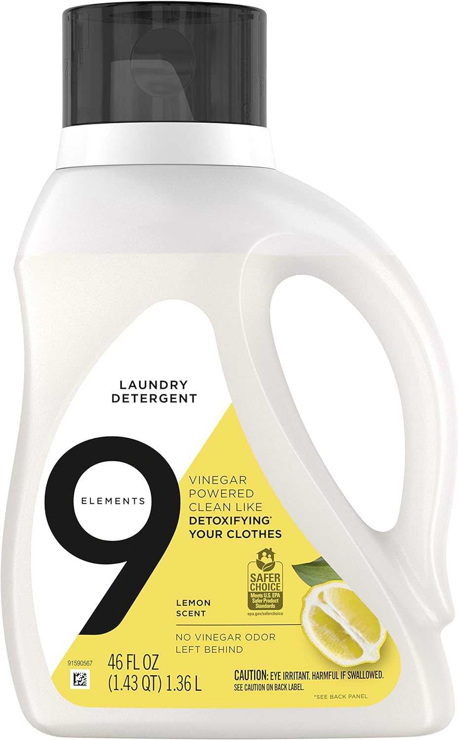 9-Elements-Liquid-Laundry-Detergent,-Lemon-Scent,-46-Oz,-46-1649