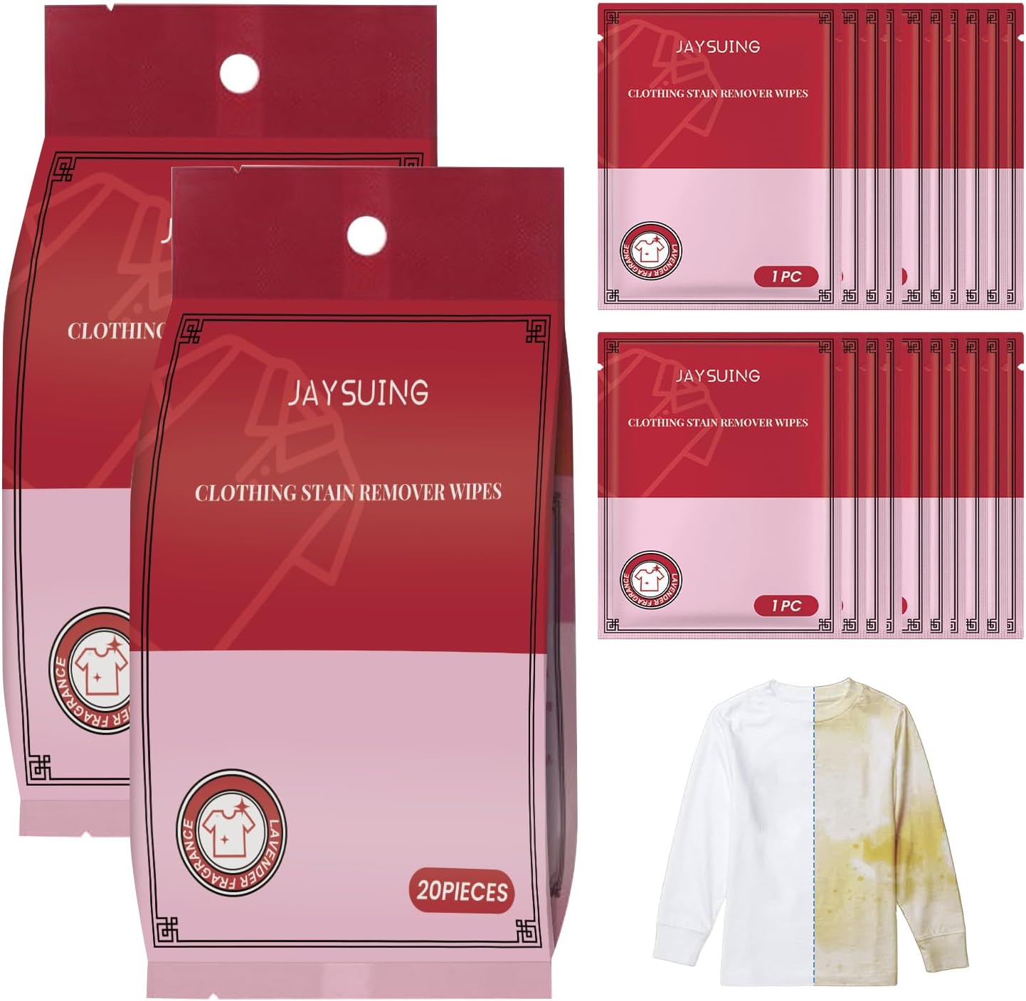 Evolution-Stain-Remover-Wet-Wipes,Individually-Packaged-Clothes-Stain-Remover-Wipes,Clothing-3027