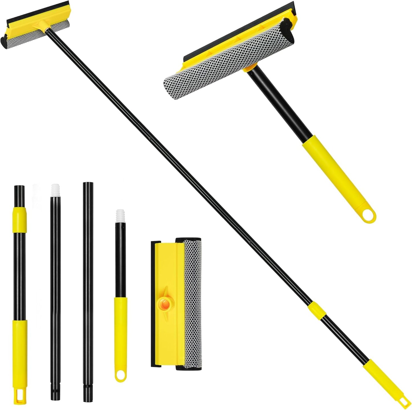 NEWE-Window-Squeegee-with-Extension-Pole,-54.5-inches-Car-Windshield-649