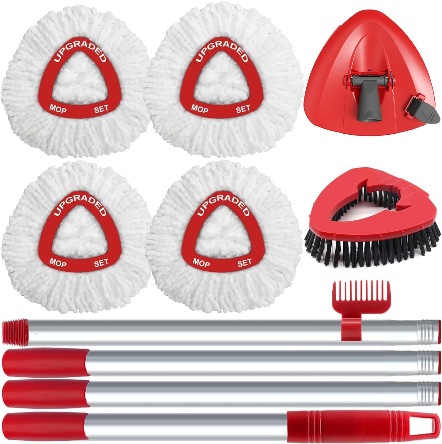 Spin-Mop-Replace-Head-for-EasyWring-1-Tank,Upgraded-Scrub-Brush-3415