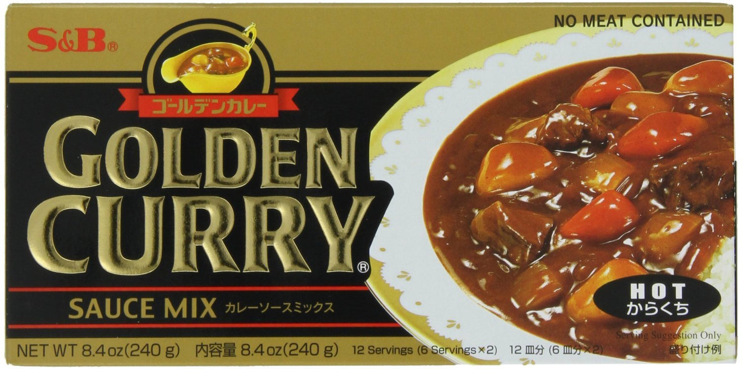S&B-Golden-Curry-Sauce-Mix,-Hot,-3738