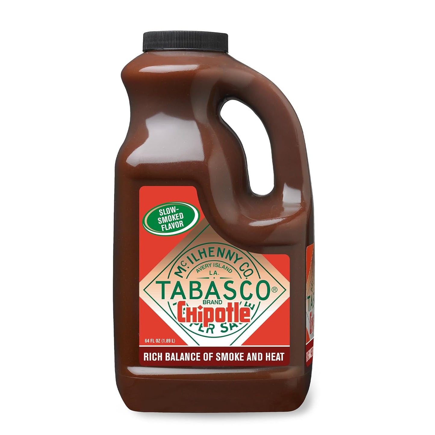 TABASCO®-Brand-Chipotle-Pepper-Sauce,-Medium-Hot-Sauce,-Bulk-Plastic-Jug,-Smoky-1855