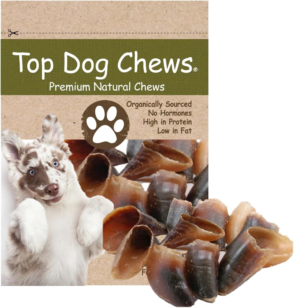 Top-Dog-Chews-–-Cow-Hooves,-25-Pack,-Natural-Dog-Bone,-Large,-1301