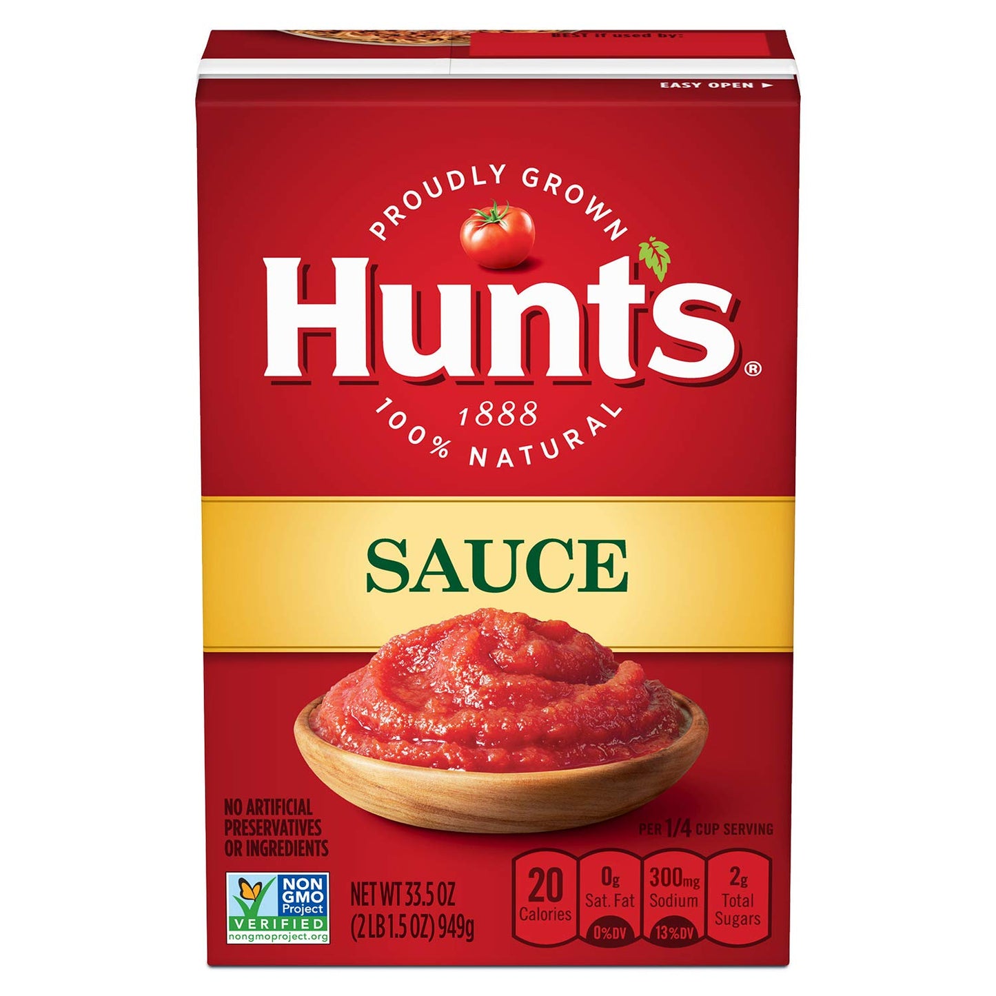 Hunt’s-Tomato-Sauce,-Perfect-for-Chili-&-Soups,-33.5-oz.-Carton-(Pack-1795