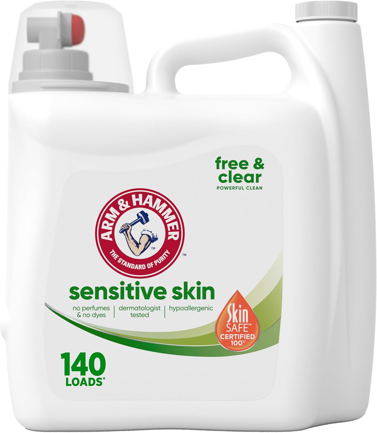 Arm-&-Hammer-Sensitive-Skin-Free-Clear,-140-Loads-Liquid-4157