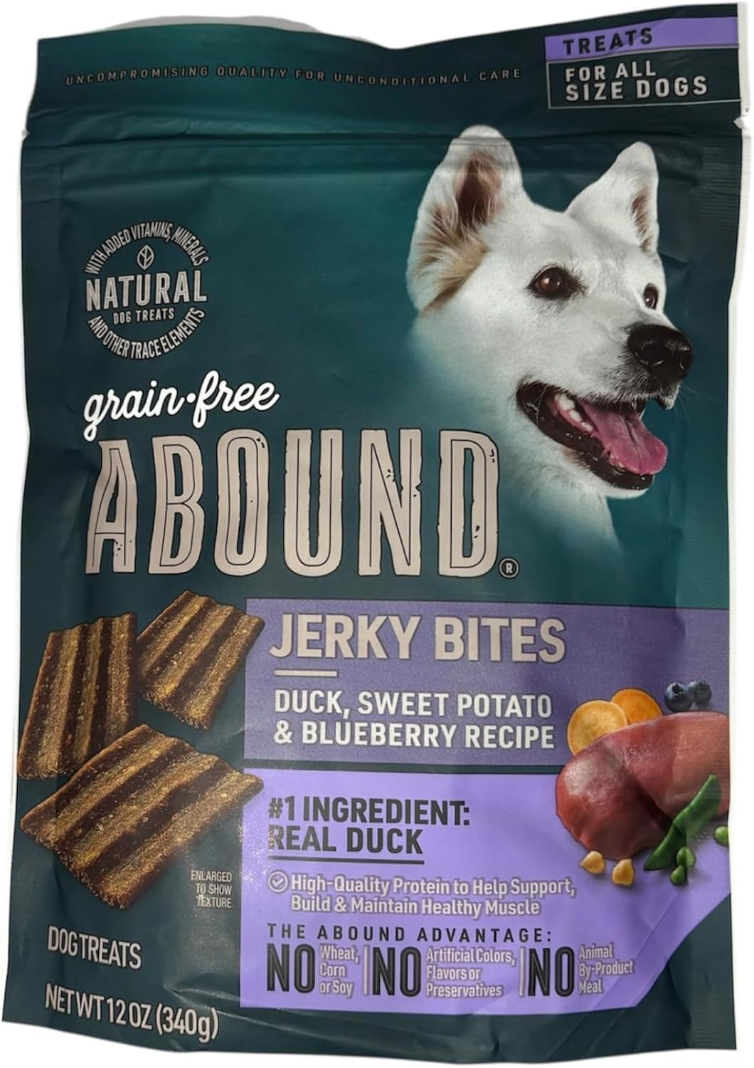 Abound-Grain-Free-Natural-Duck,-Sweet-Potato-&-Blueberry,-Jerky-Bites-Treats-709