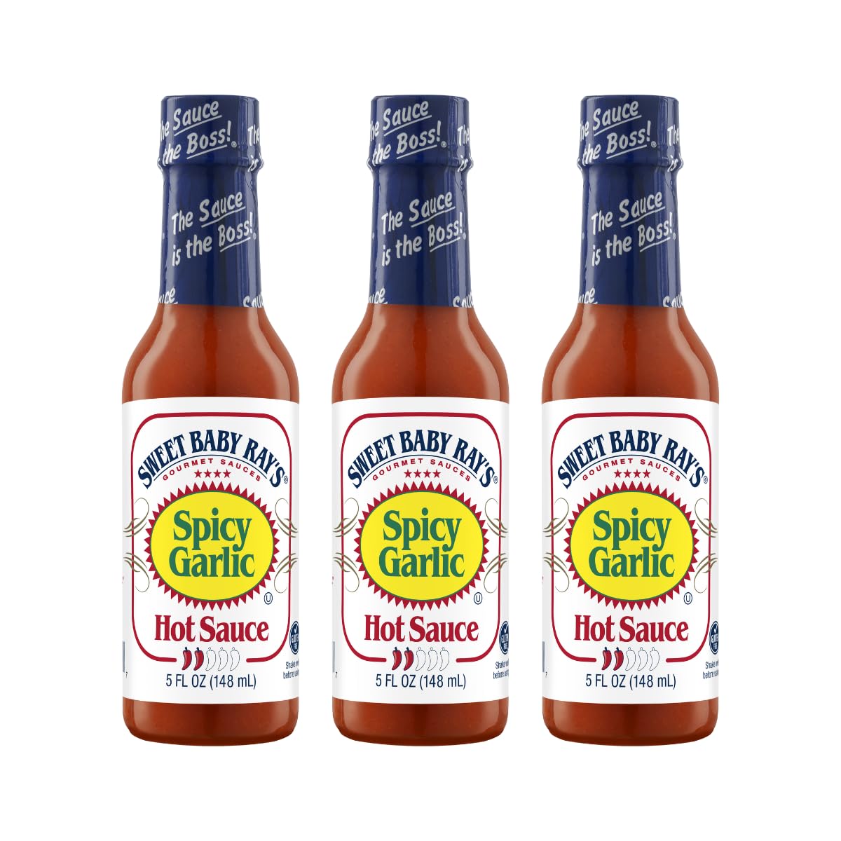 Sweet-Baby-Ray’s-Spicy-Garlic-Hot-Sauce-5-Fl-Oz-(Pack-of-268