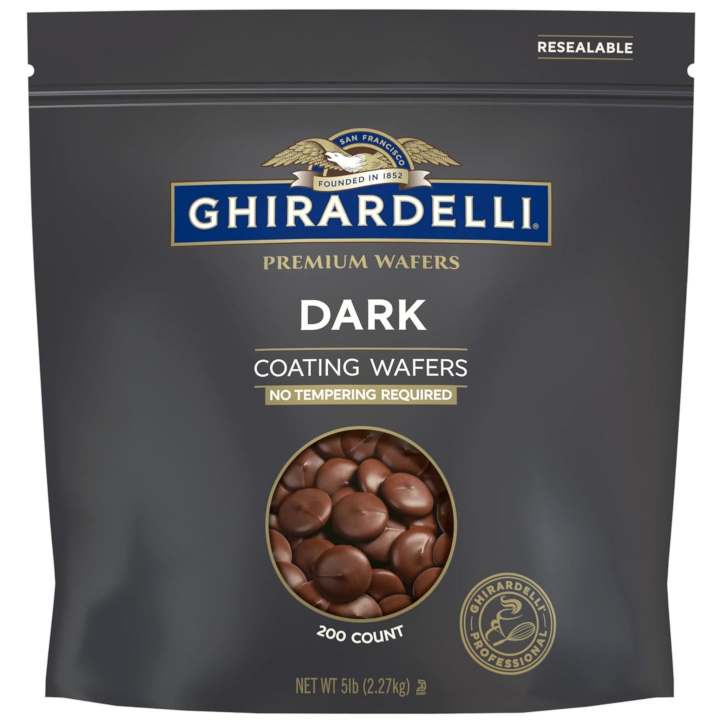Ghirardelli-Premium-Dark-Coating-Wafers,-5lb-Bag---------------1846